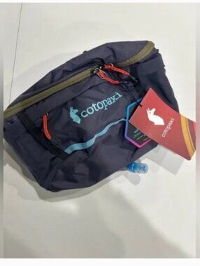 Cotopaxi Lagos 5L Hiking Hydration Hip Pack Graphite Grey NWT Crossbody Bag
